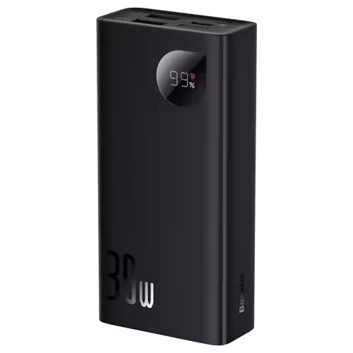 قیمت، مشخصات و خرید پاوربانک باسئوس مدل Adaman2 PPAD040001 با ظرفیت 10000 میلی آمپر توان 30 وات