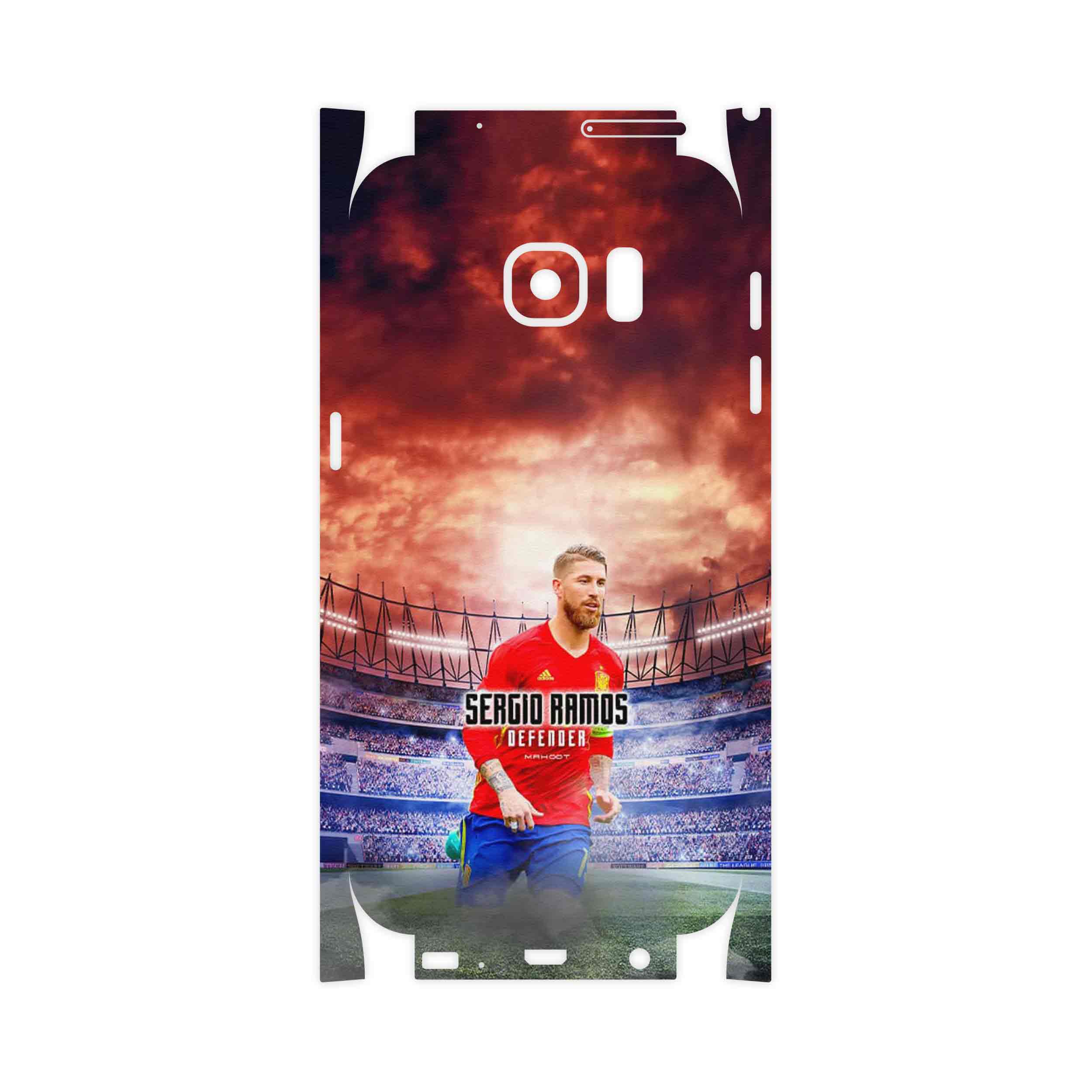 برچسب پوششی ماهوت مدل Sergio Ramos-FullSkin مناسب برای گوشی موبایل سامسونگ Galaxy S7