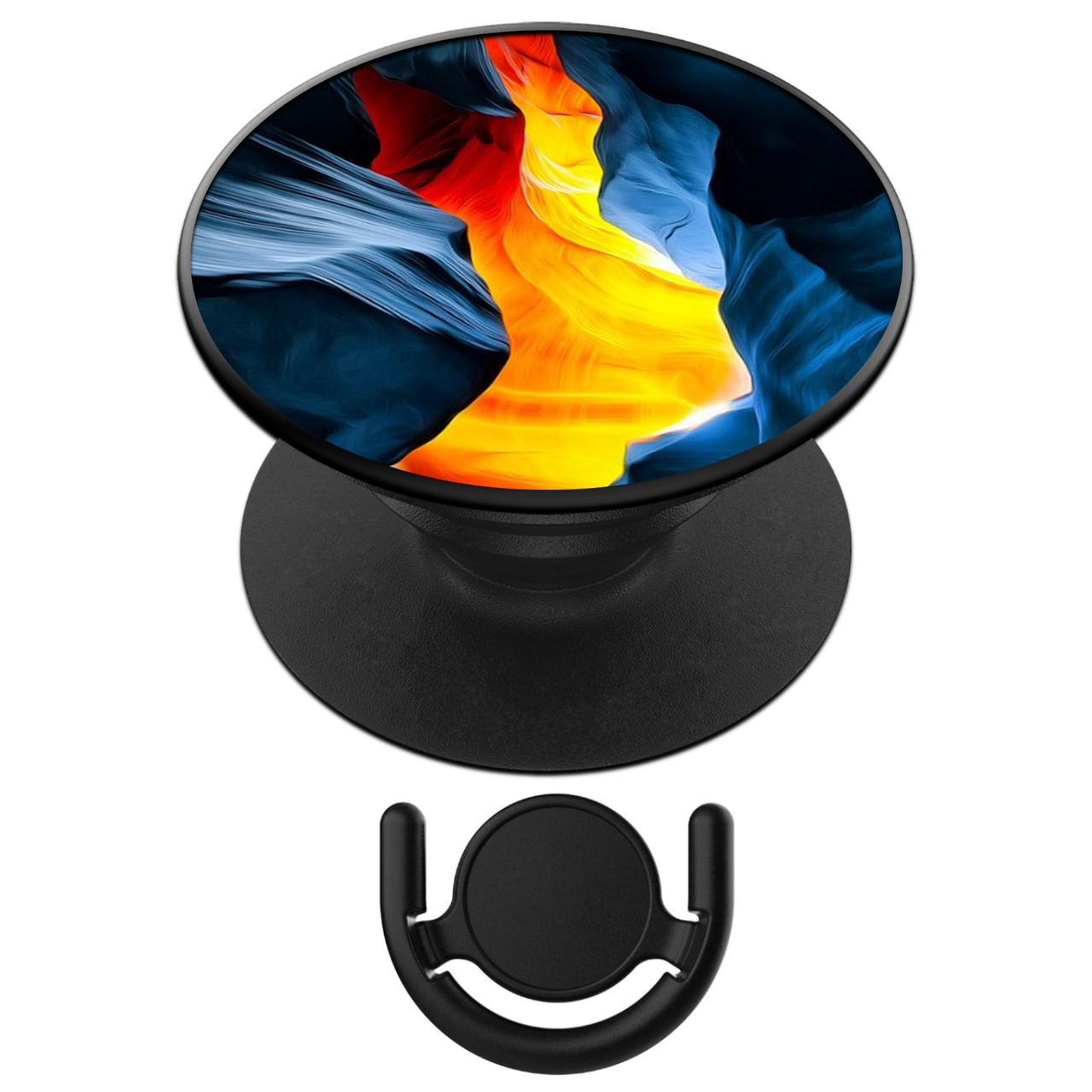 پایه نگهدارنده گوشی موبایل پاپ  سوکت آکام مدل APSC002282 به همراه پاپ کلیپ