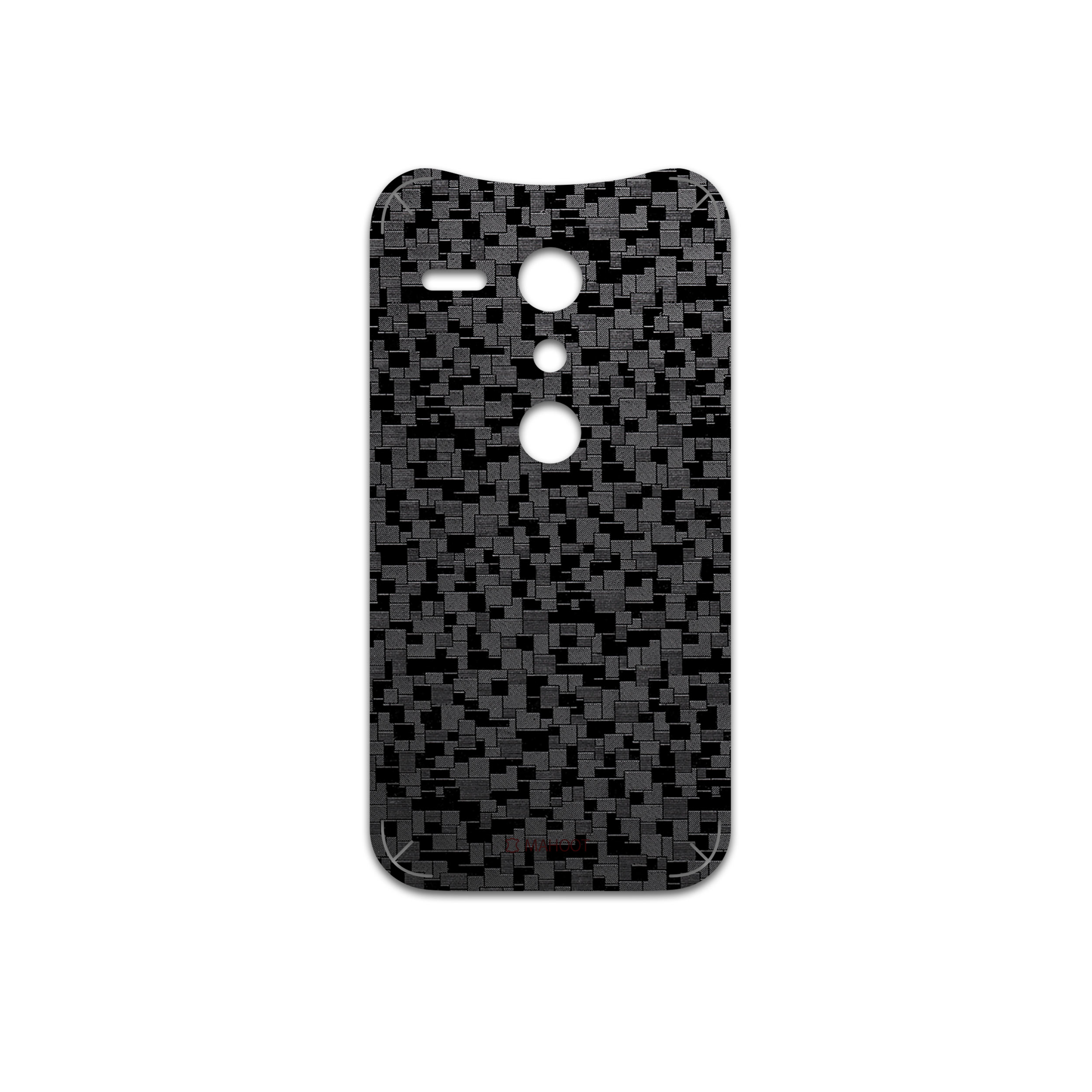 برچسب پوششی ماهوت مدل Black-Silicon مناسب برای گوشی موبایل موتورولا Moto G