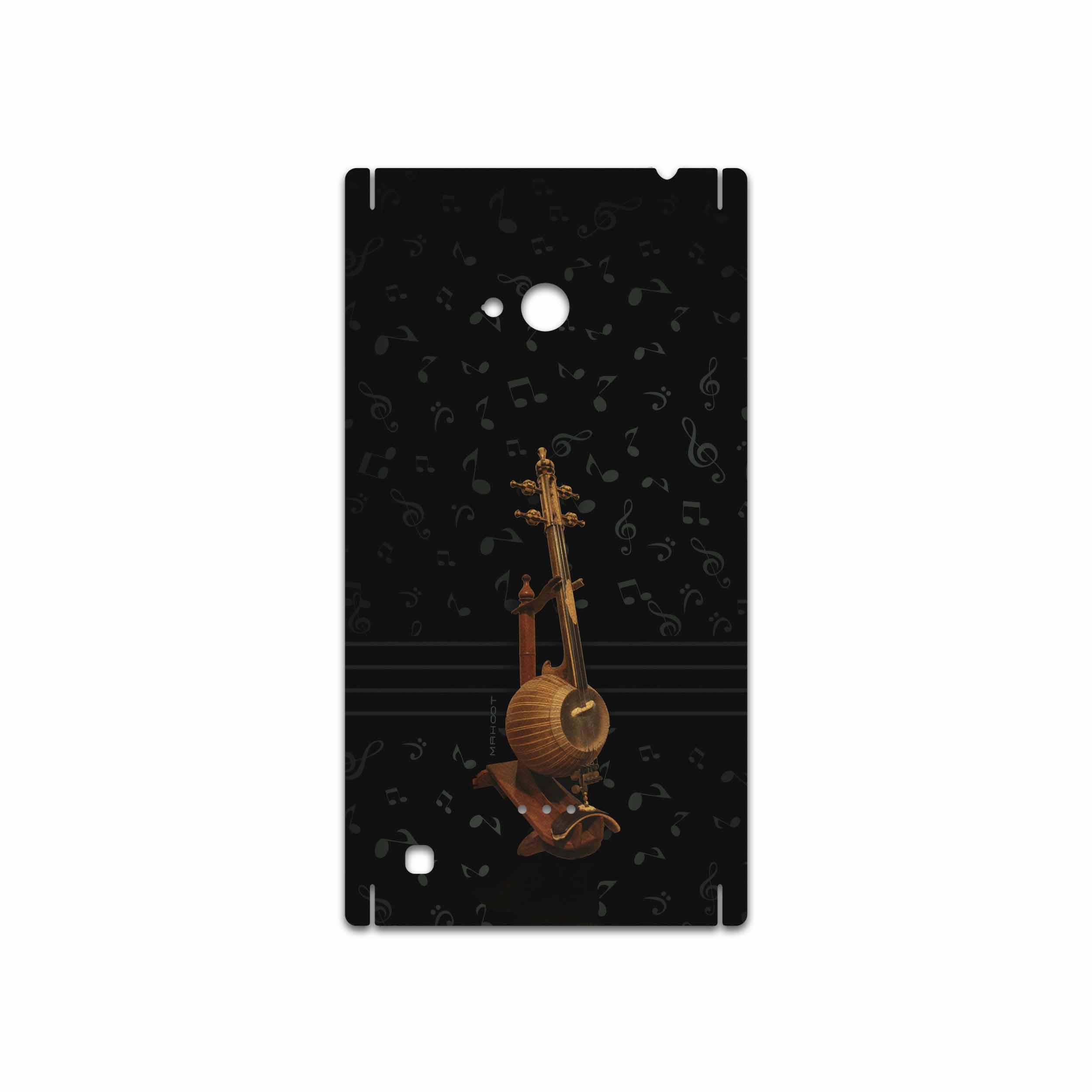 برچسب پوششی ماهوت مدل Persian Fiddle Instrument مناسب برای گوشی موبایل نوکیا Lumia 720