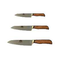 چاقو آشپزخانه مدل مروارید زنجان مجموعه 3 عددی | کالا مکس