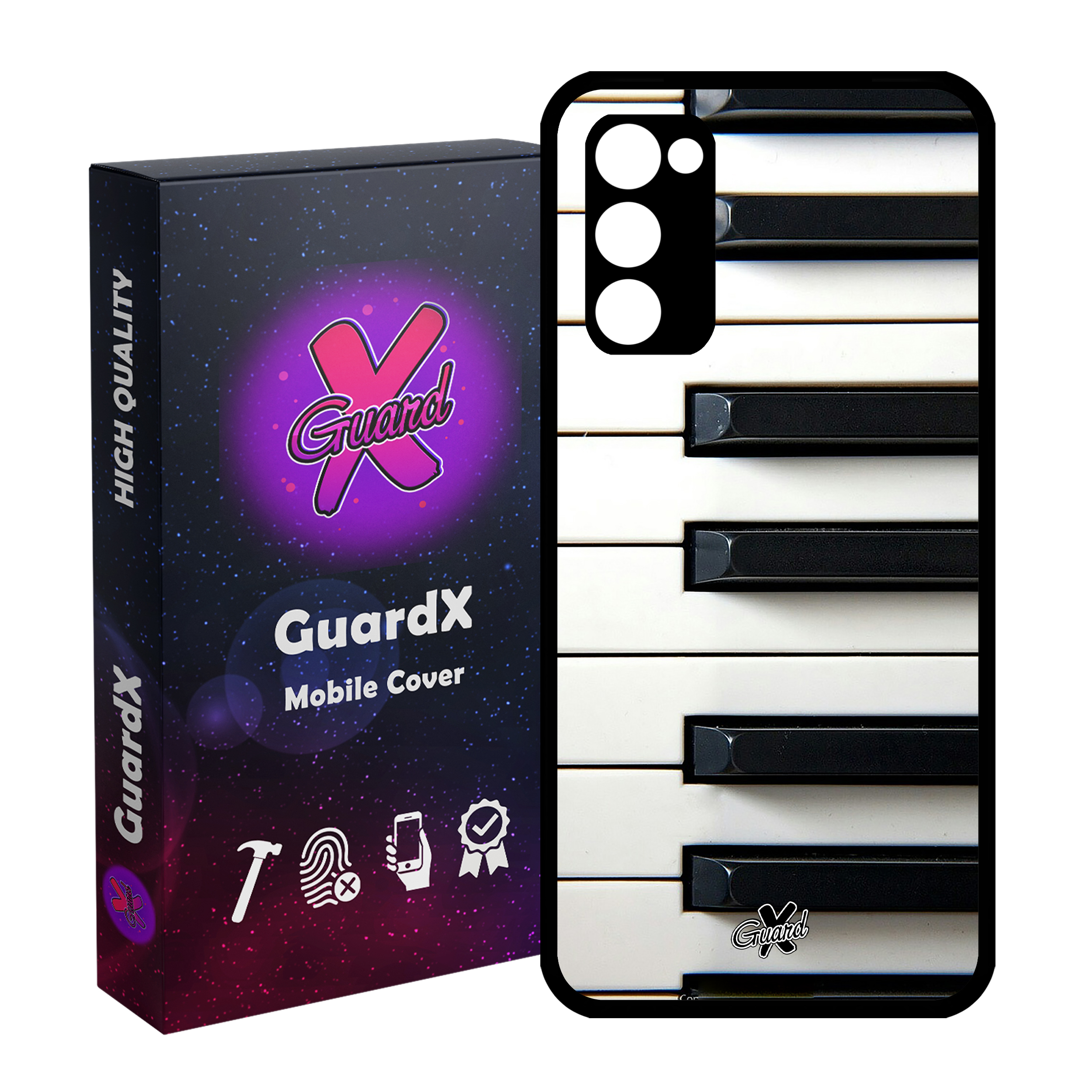 کاور گارد ایکس طرح Piano مدل Glass10101 مناسب برای گوشی موبایل سامسونگ Galaxy S20 FE