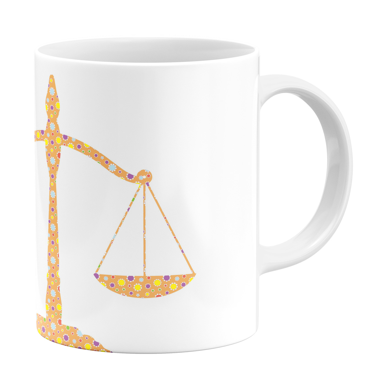 ماگ طرح ترازو کد 110235