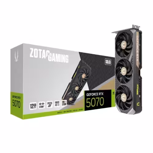 کارت گرافیک زوتک مدل GeForce RTX 5070 SOLID 12GB (آکبند-گارانتی اصلی)