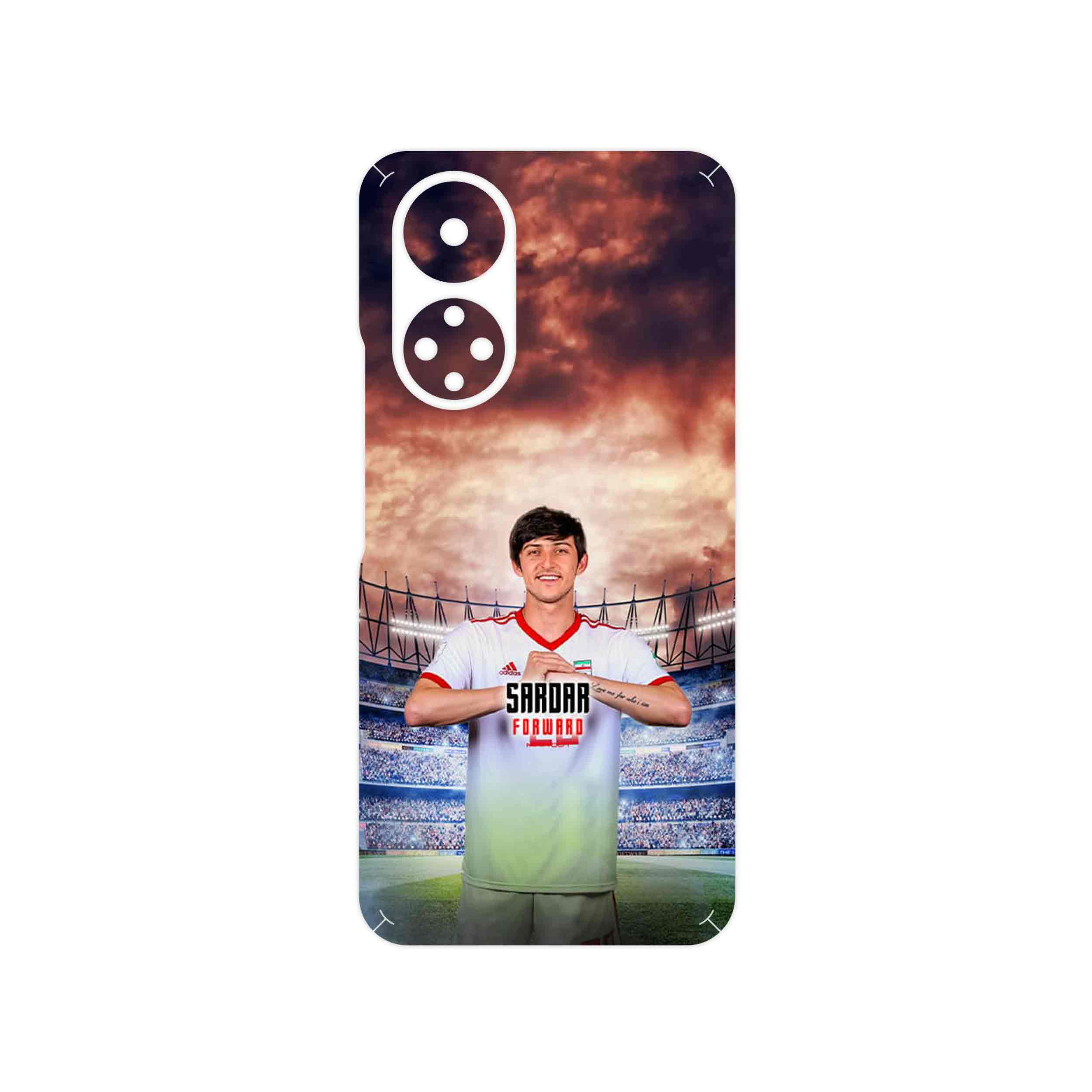 برچسب پوششی ماهوت مدل Sardar Azmoun مناسب برای گوشی موبایل آنر X7