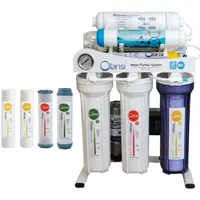 دستگاه تصفیه کننده آب اولانسی مدل REVERSE OSMOSIS - AT1400 به همراه فیلتر دستگاه تصفیه کننده آب بسته 4 عددی