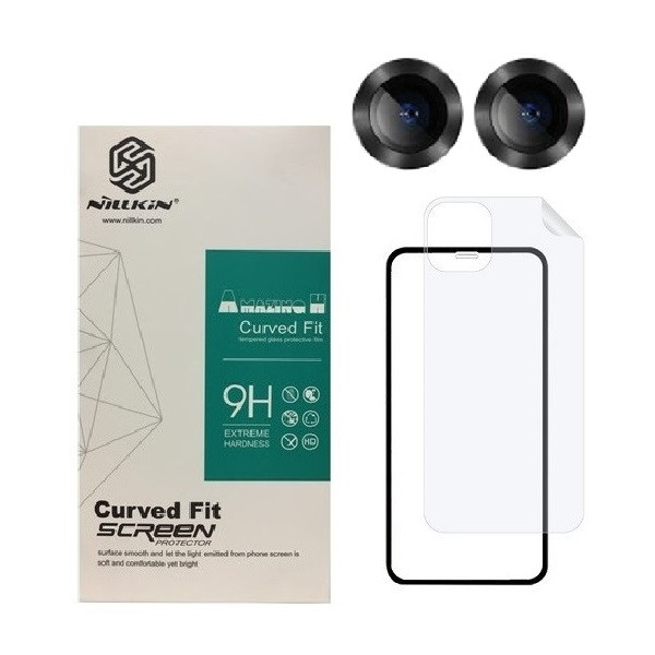 محافظ صفحه نمایش  مدل 2FN مناسب برای گوشی موبایل اپل iPhone 11 به همراه محافظ پشت گوشی و محافظ لنز دوربین | کالا برتری