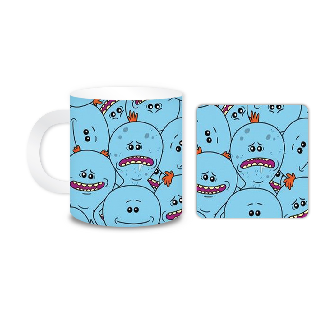 ماگ مدل کارتونی کد 144 به همراه زیر لیوانی