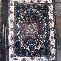 فرش چکاوک سورمه ای9متری 500شانه 7رنگ نخ بی سی اف رنگ ثابت کیفیت عالی بدون پرزدهی 