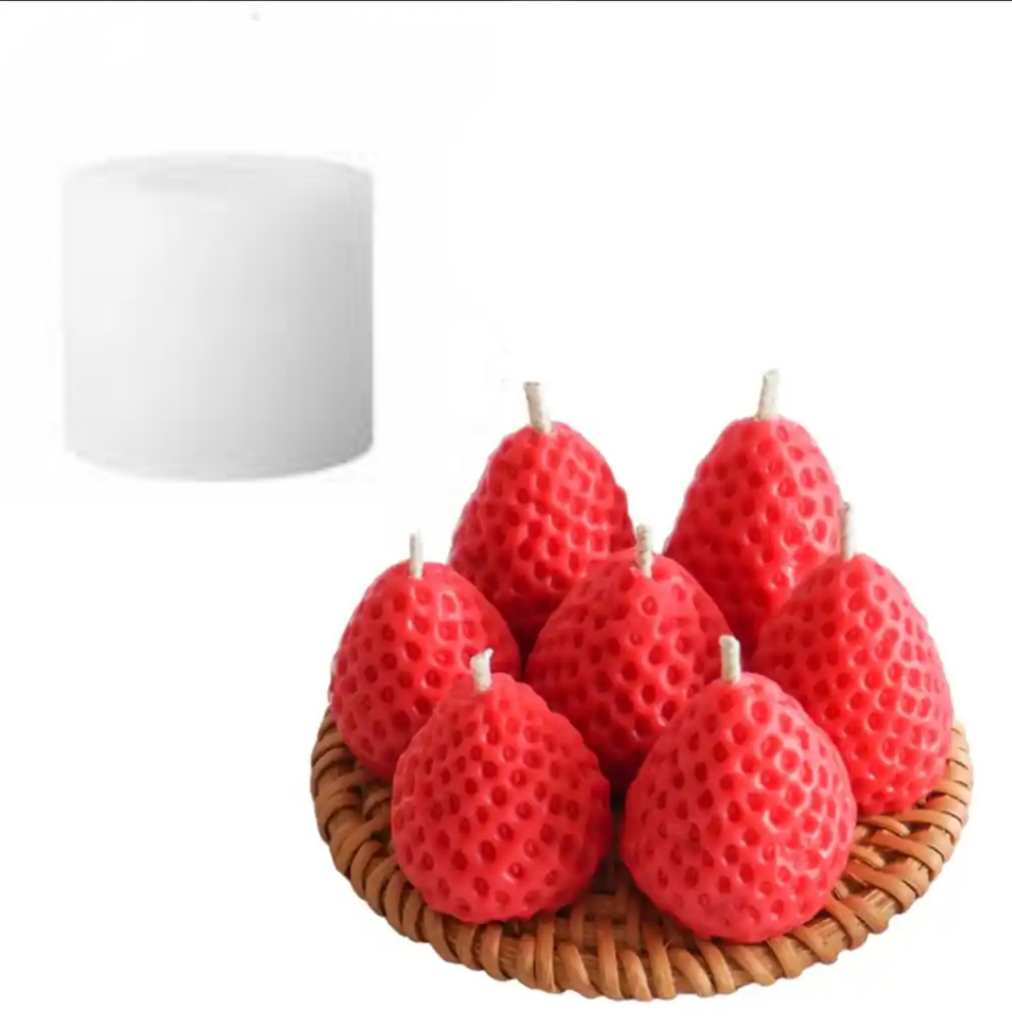 قالب سیلیکونی توت فرنگی 3 سانت