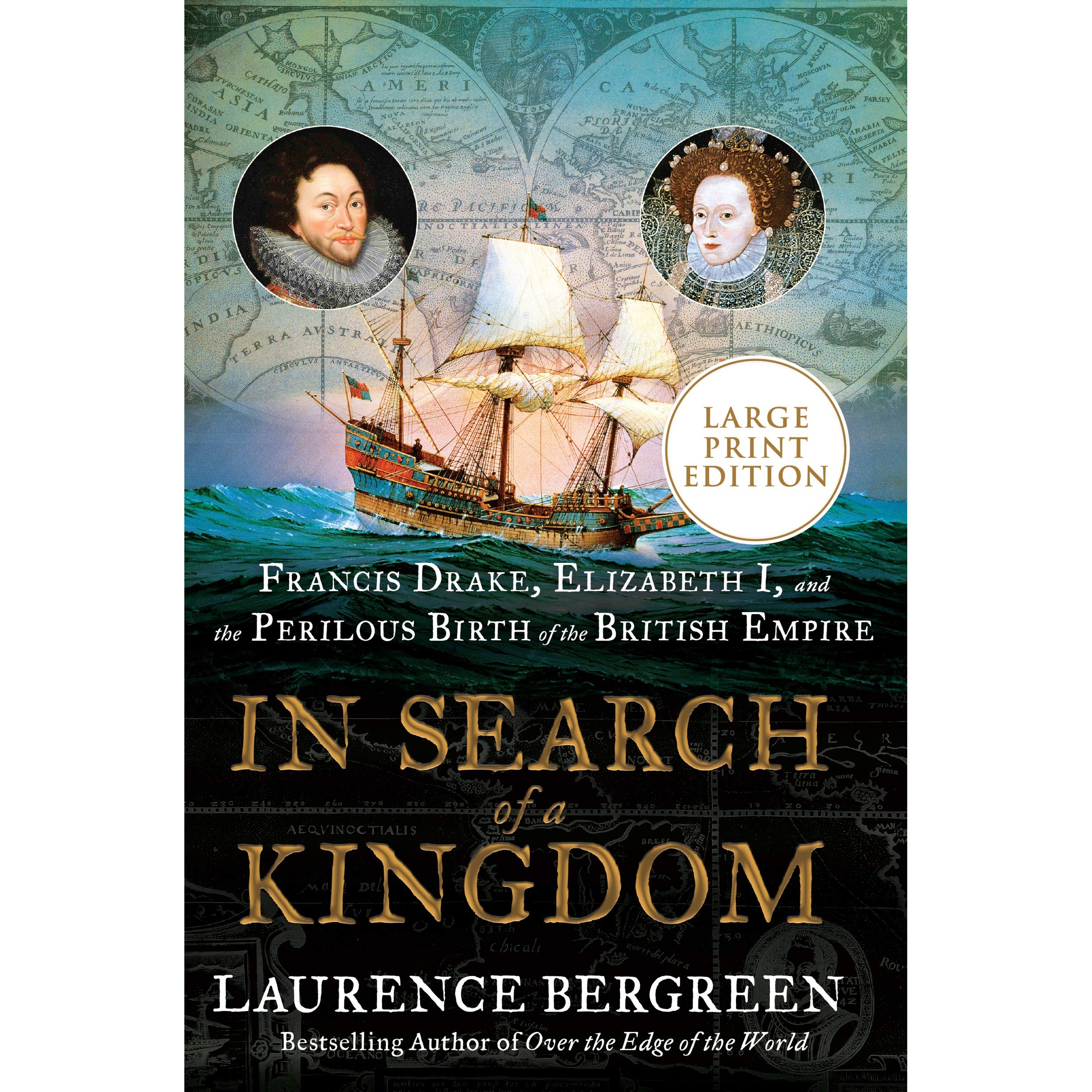 کتاب In Search of a Kingdom اثر Laurence Bergreen انتشارات HarperCollins Publishers Inc