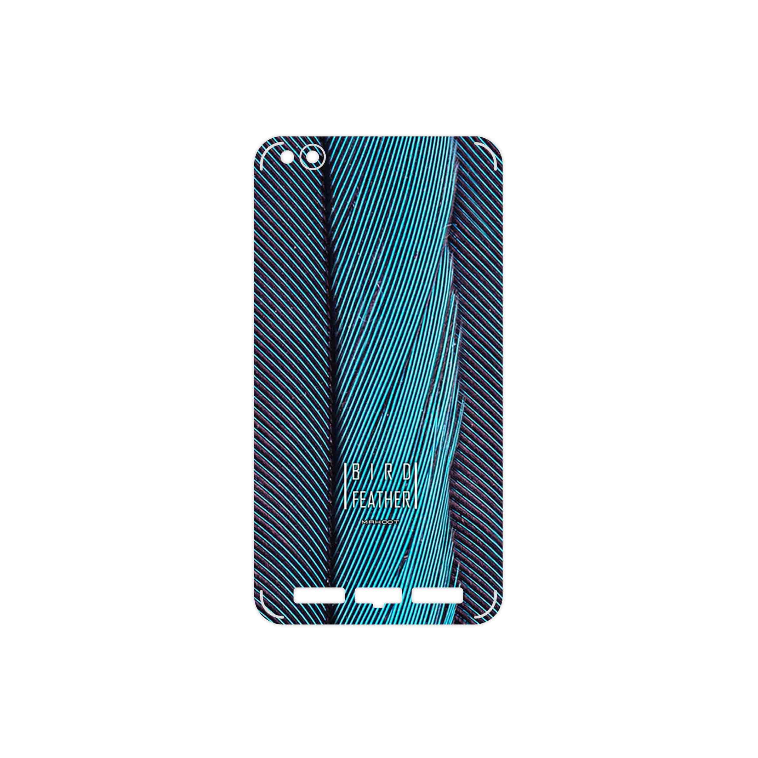 برچسب پوششی ماهوت مدل Turquoise feathers مناسب برای گوشی موبایل شیائومی Redmi 5A
