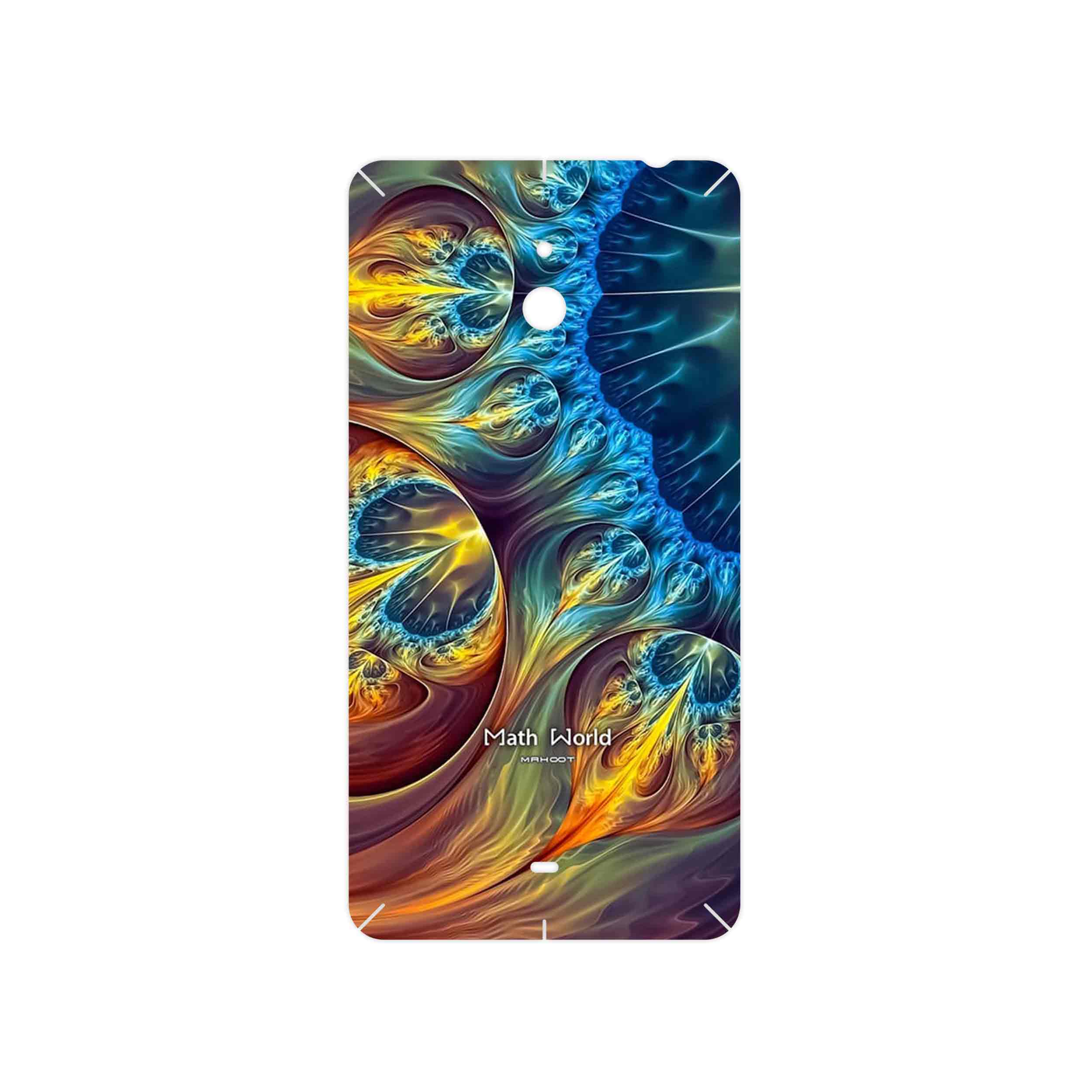 برچسب پوششی ماهوت مدل Mathematical Geometric Shape 8 مناسب برای گوشی موبایل نوکیا Lumia 1320