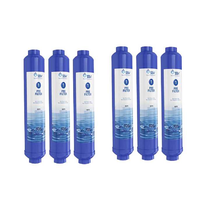 فیلتر دستگاه تصفیه کننده آب اس اس وی مدل L-P.P بسته 6 عددی