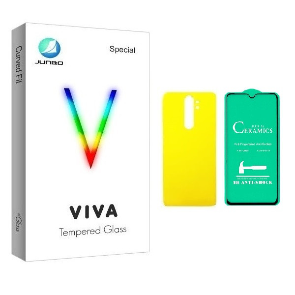 محافظ صفحه نمایش جانبو مدل  CR مناسب برای گوشی موبایل شیائومی Redmi Note 8 Pro به همراه محافظ پشت گوشی | کالا برتری