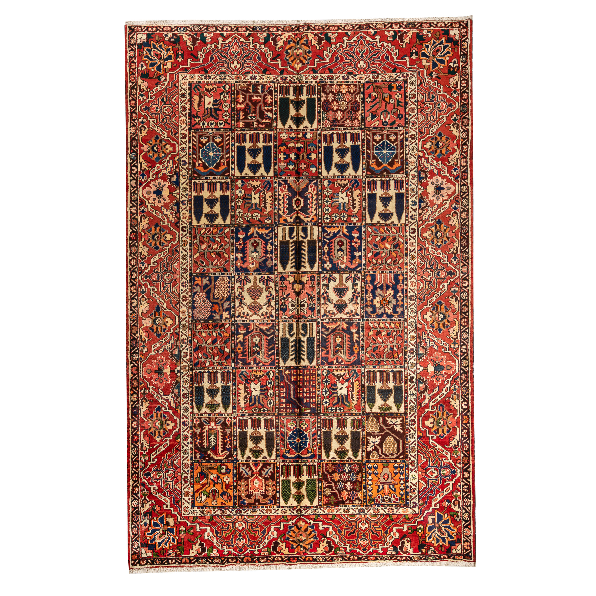 فرش دستبافت شش و نیم مترمربعی مدل بختیار کد 42.4329