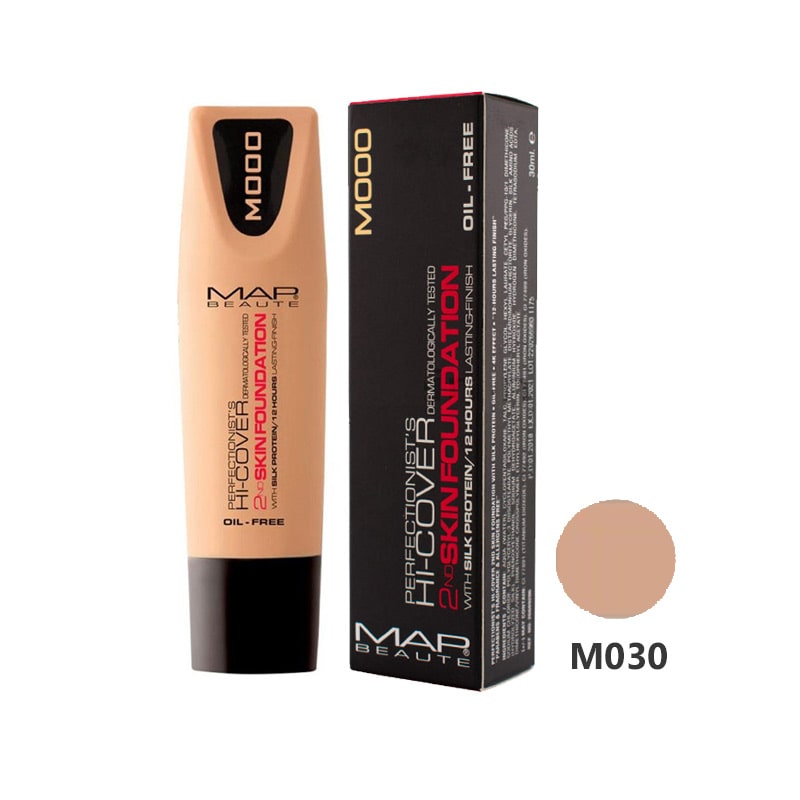 مشخصات، قیمت و خرید کرم پودر فاقد چربی مپ بوته شماره M030- فروشگاه میرکمالی