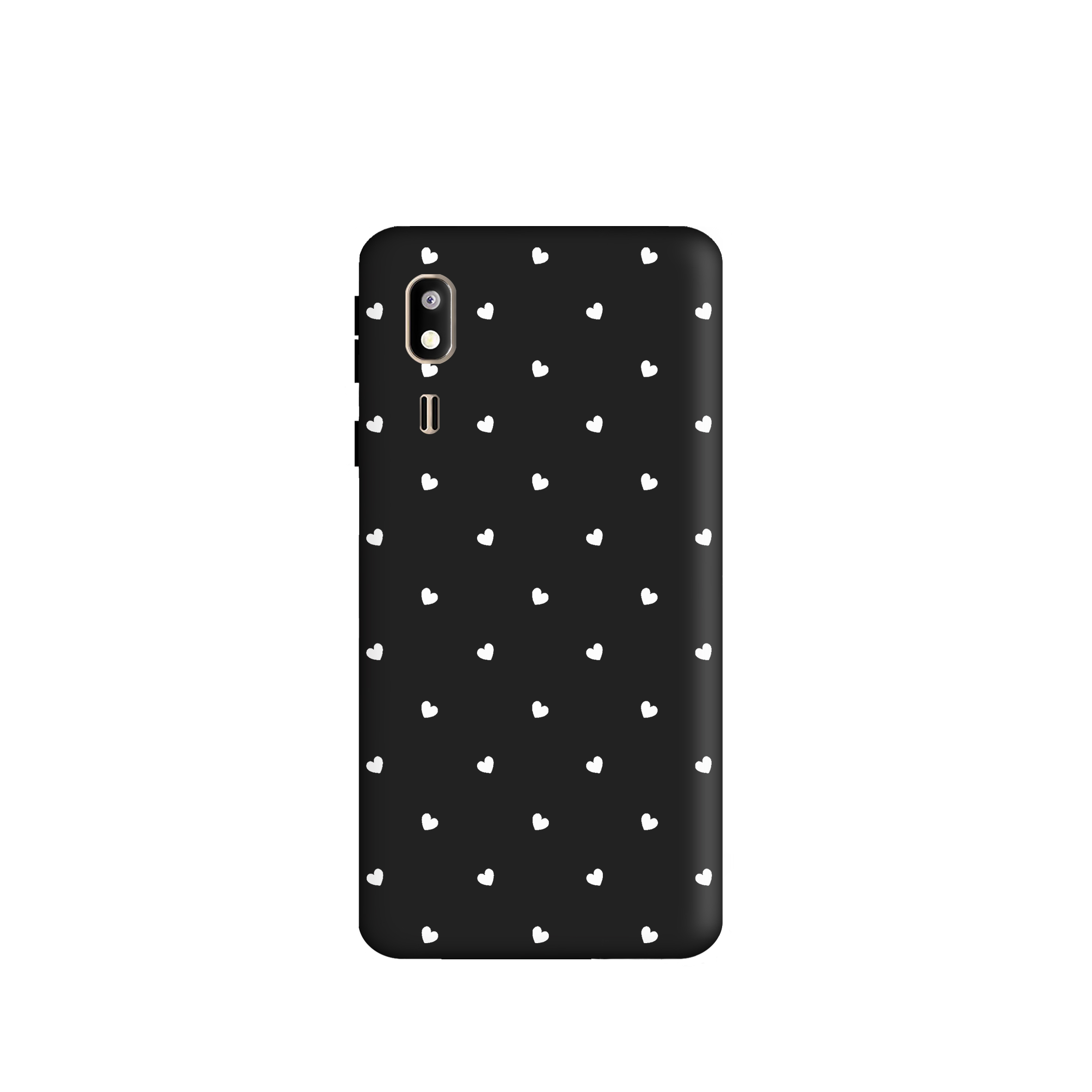 کاور طرح قلب سفید کد y371 مناسب برای گوشی موبایل سامسونگ Galaxy A2core