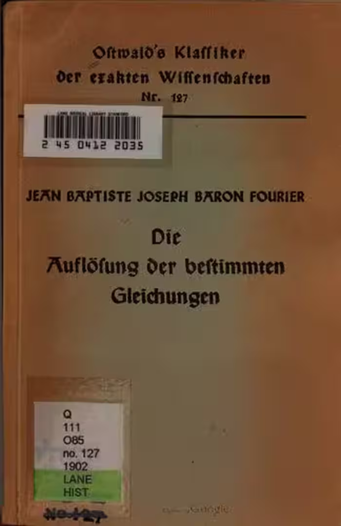 خرید و دانلود نسخه کامل کتاب Die Auflösung der bestimmten Gleichungen (1831)