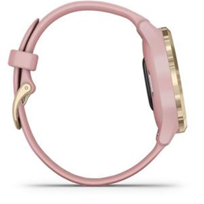 ساعت ورزشی گارمین مدل vívomove 3S Light Gold Stainless Steel Bezel