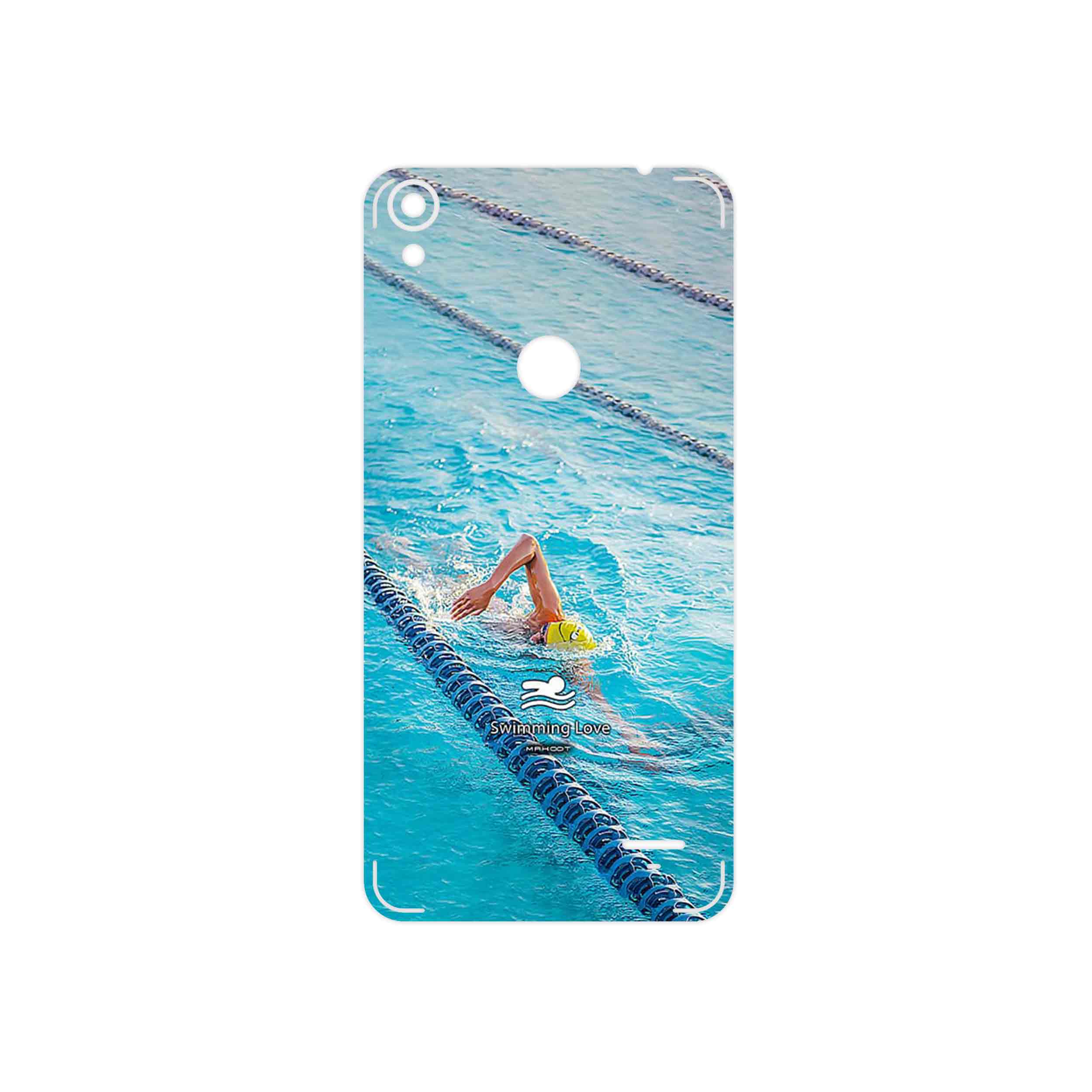 برچسب پوششی ماهوت مدل Swimming مناسب برای گوشی موبایل تکنو WX4 Pro