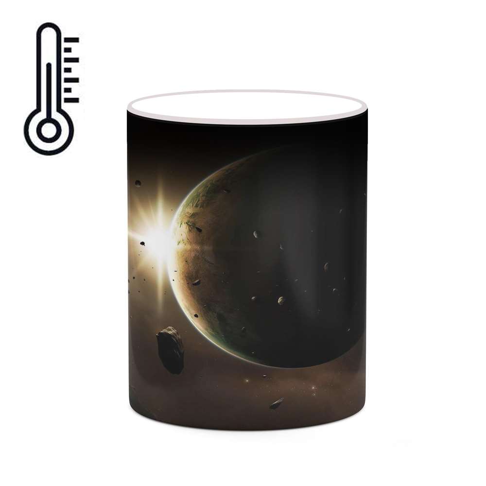 ماگ حرارتی کاکتی طرح فضا و کهکشان مدل mgh20075