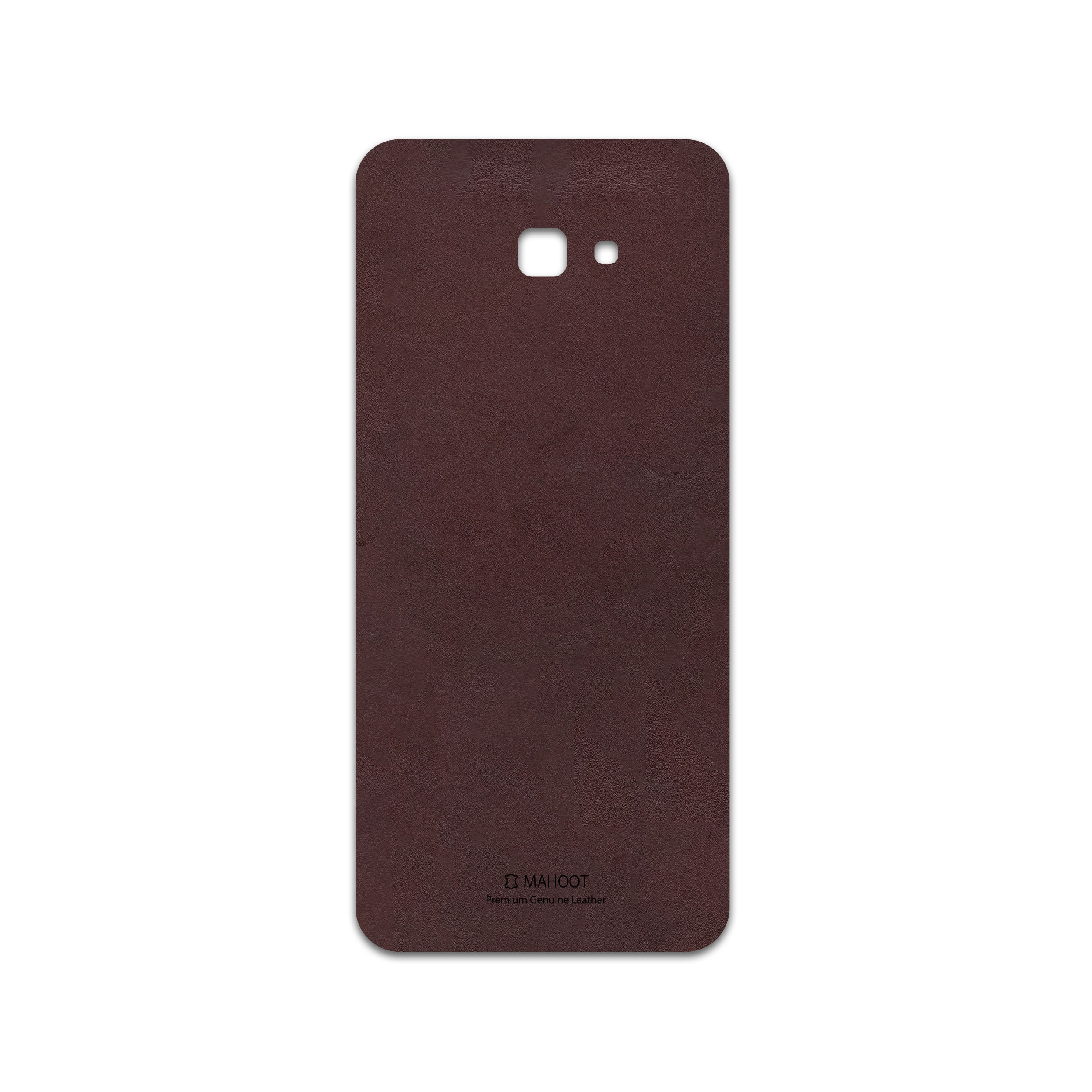 برچسب پوششی ماهوت مدل Matte-Dark-Brown-Leather مناسب برای گوشی موبایل سامسونگ Galaxy J4 Plus