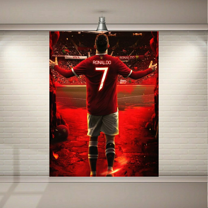 تابلو شاسی طرح ستاره فوتبال جهان مدل کریستیانو رونالدو کد SDB9170 | دنیای قاب