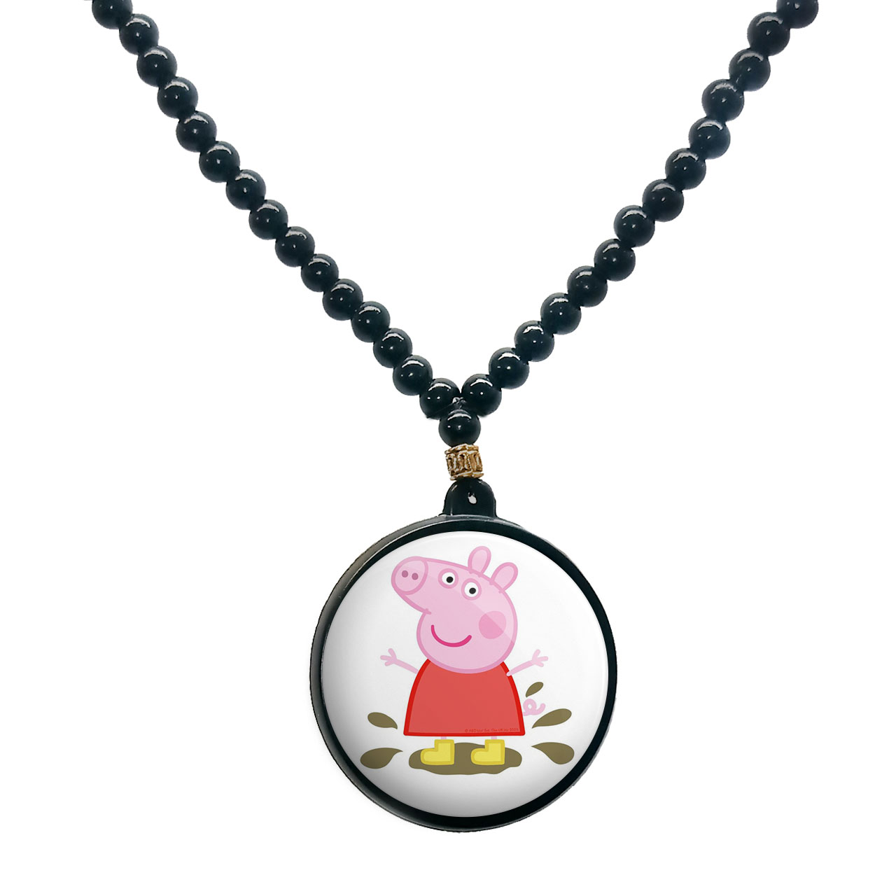 گردنبند پرمانه طرح پپاپیگ کد pmd.25045مدل دو طرفه