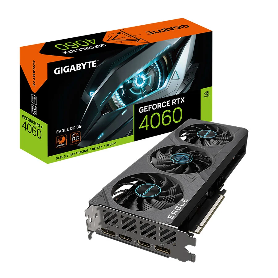 کارت گرافیک گیگابایت مدل GeForce RTX 4060 EAGLE OC 8G