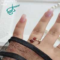 خرید انگشتر نگینی مارک ژوپینگ کیفیت عالی رنگ ثابت کد 2016146 - ردگل