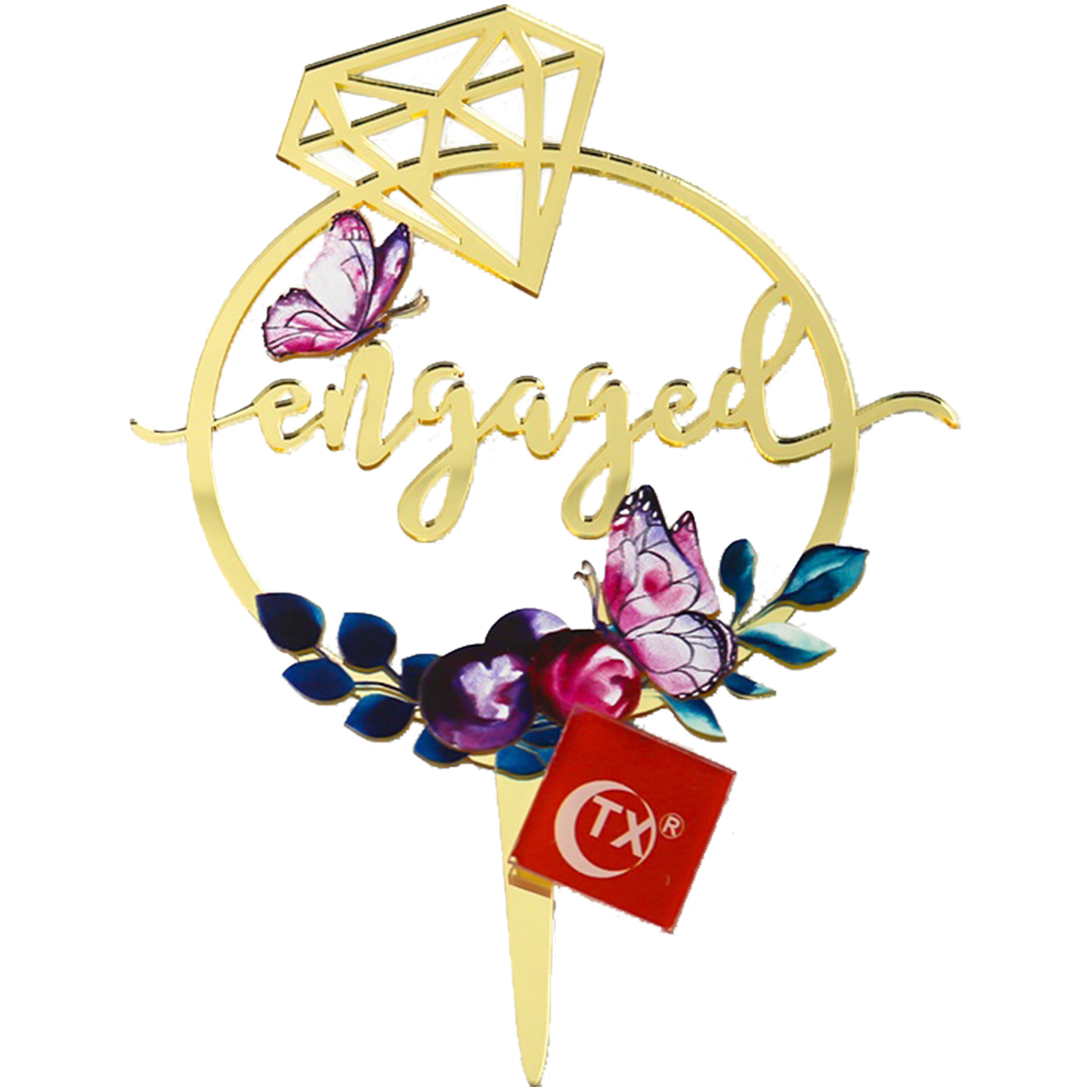 تاپر کیک تی ایکس مدل engaged کد HBPB05