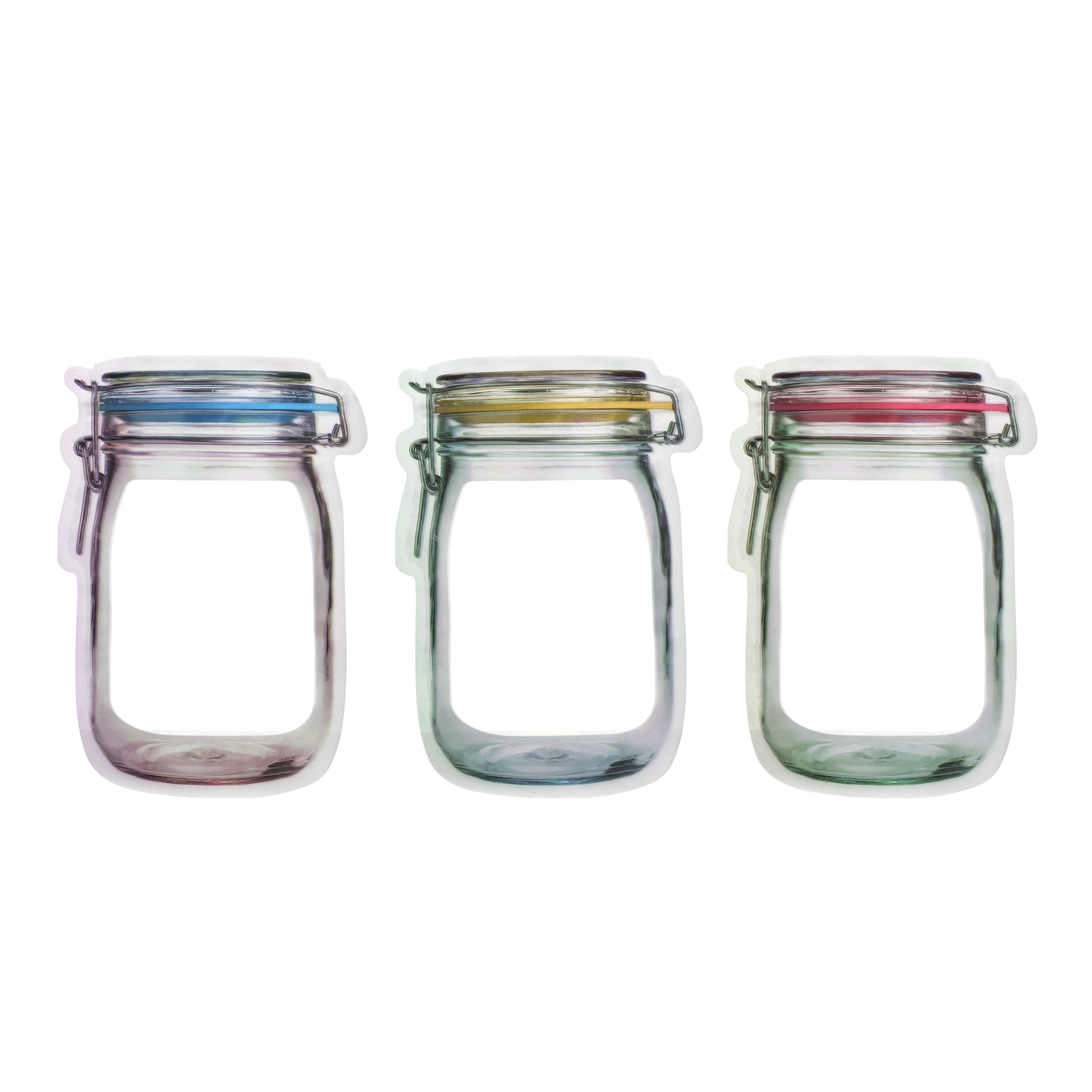 کیسه زیپ دار مدل Bottle بسته 3 عددی