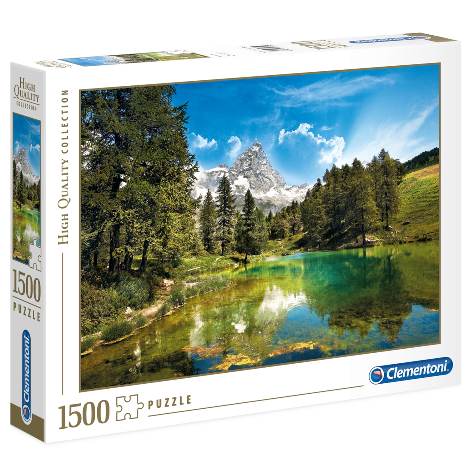پازل 1500 تکه کلمنتونی طرح دریاچه آبی کد 31680