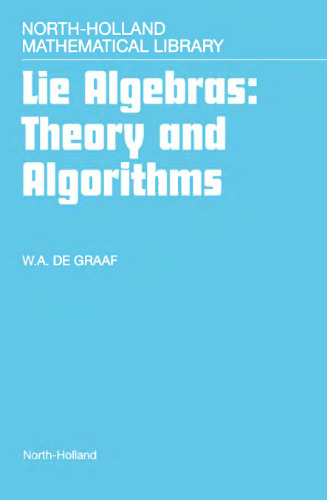 خرید و دانلود نسخه کامل کتاب Lie algebras: theory and algorithms