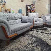 مبلمان ست هفت نفره مدل مارشال باتیس با کلاف چوب روسی بسیار شیک و مقاوم 