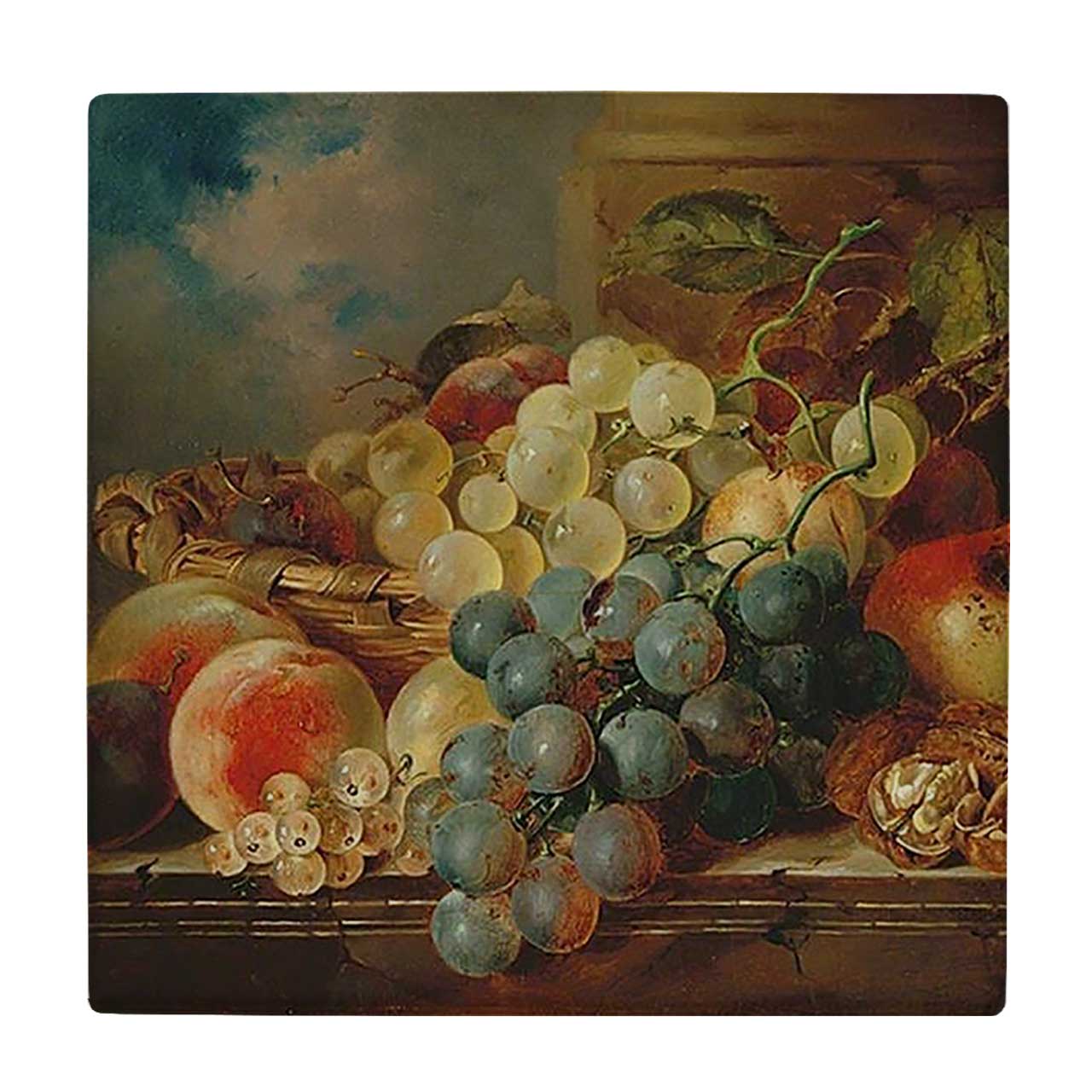  کاشی کارنیلا طرح نقاشی میوه کد wkk748