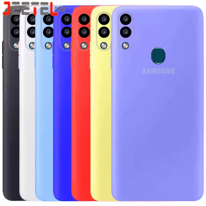 کاور سیلیکونی تک رنگ اورجینال Samsung Galaxy A20 / A30 مدل پاک کنی اصل (بدون محافظ لنز)