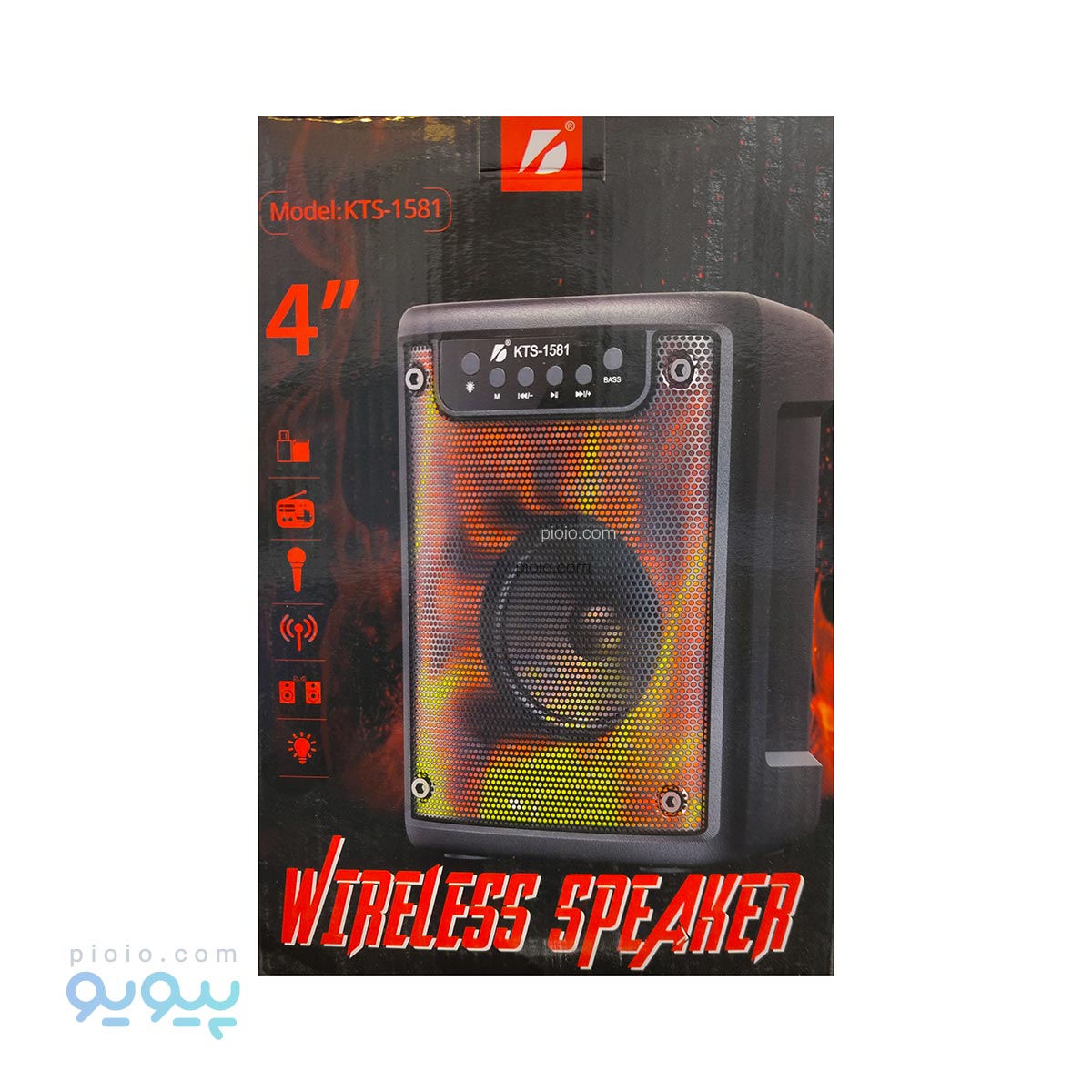 اسپیکر بلوتوثی مدل KTS-1581 تک و عمده