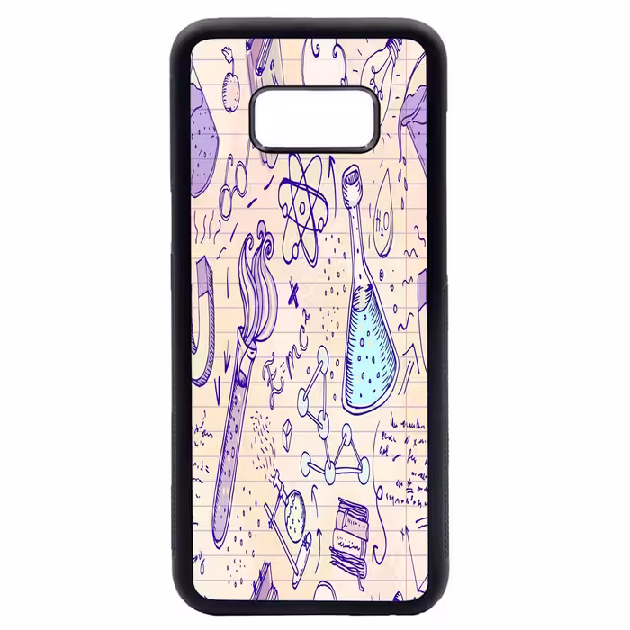 کاور طرح شیمی کد 1105408524 مناسب برای گوشی موبایل سامسونگ galaxy s8