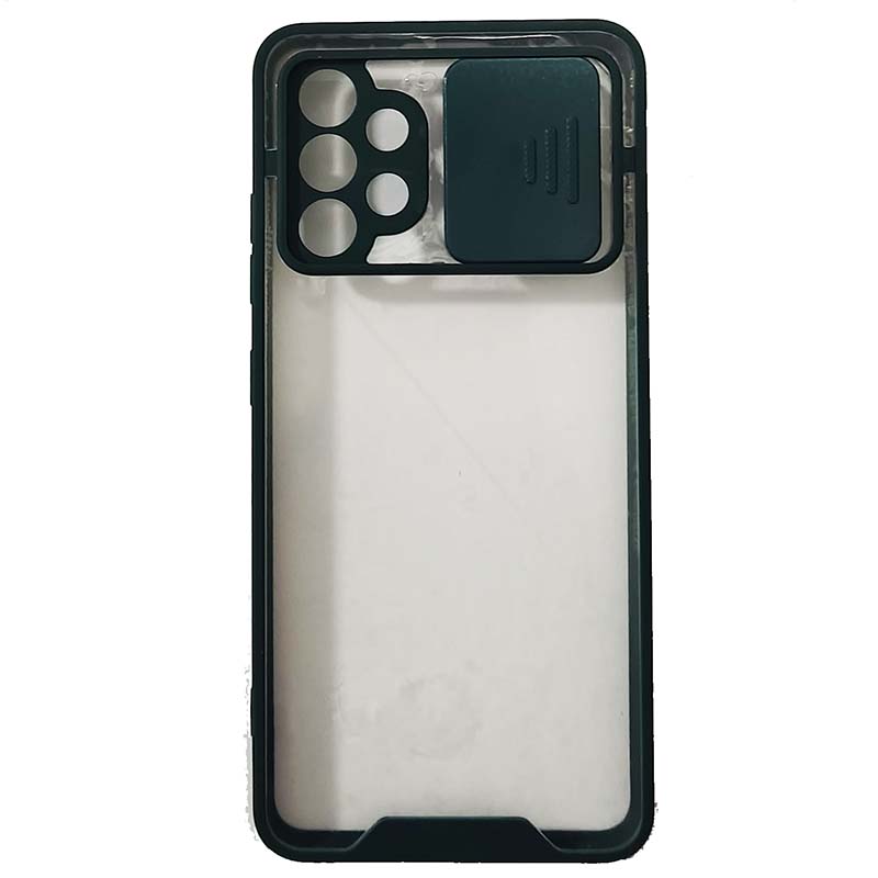 قاب پی سی شفاف محافظ لنزدار کشویی SAMSUNG Galaxy A32 4G