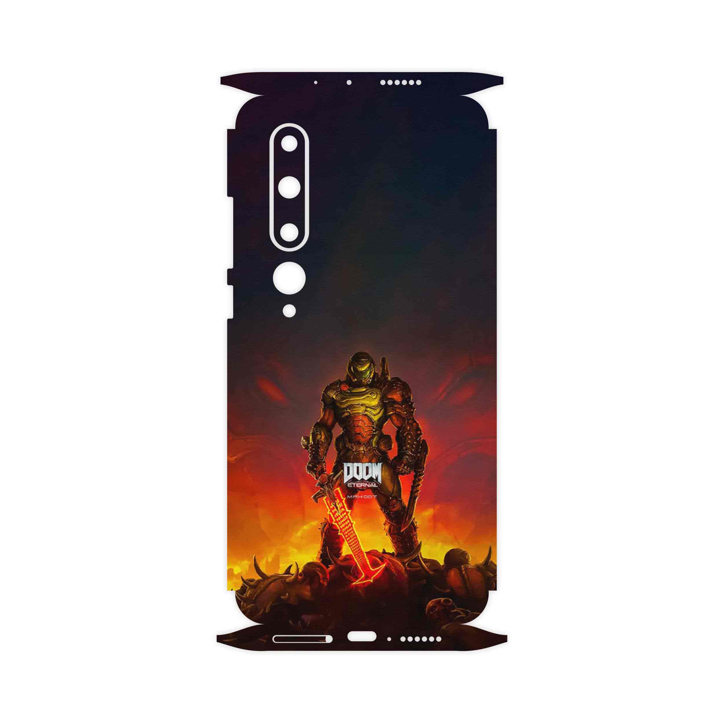 برچسب پوششی ماهوت مدل DOOM Game Series-FullSkin مناسب برای گوشی موبایل شیائومی Mi 10 5G