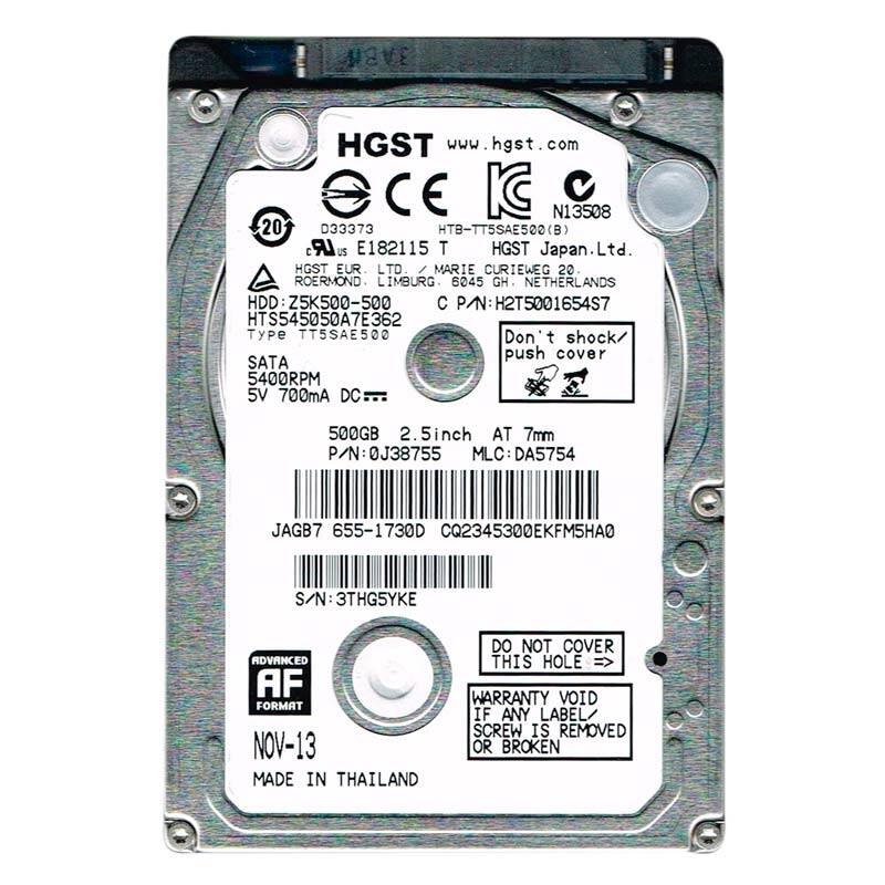 هارد لپ تاپ اچ جی اس تی HGST 500GB 2.5 SATA