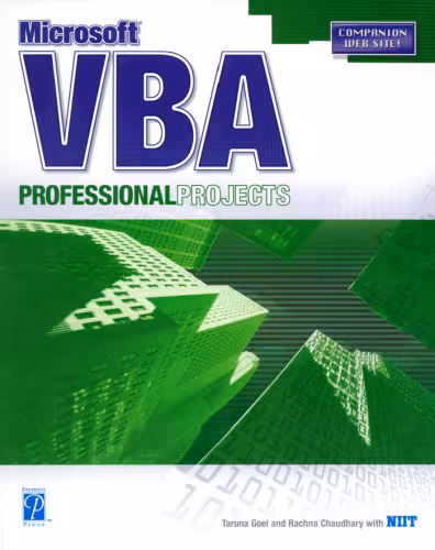 خرید و دانلود نسخه کامل کتاب VBA Professional Projects