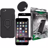 کاور ماموت مدل M-GHB-BNDL مناسب برای گوشی موبایل اپل Iphone 7Plus/8Plus به همراه محافظ صفحه نمایش و پایه نگهدارنده آهنربایی