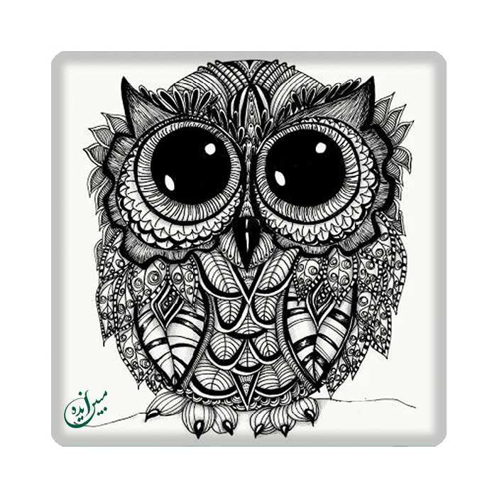 کاشی مبین ایده  مدل جغد kh10 کد 1081