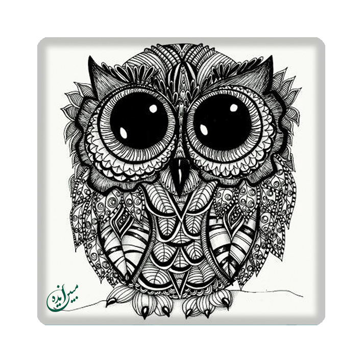 کاشی مبین ایده  مدل جغد kh10 کد 1081