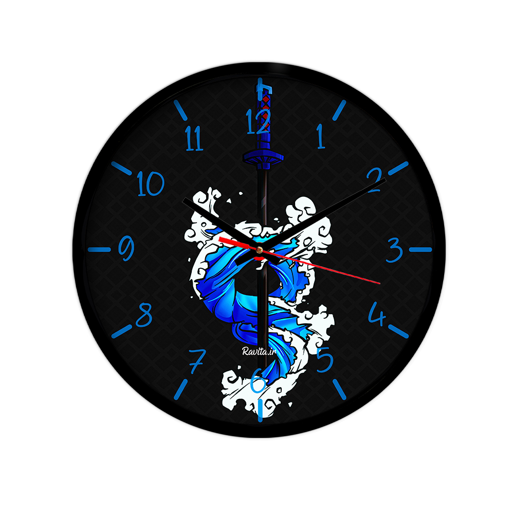 ساعت‌ دیواری رومیزی راویتا طرح شیطان کش کد 3479