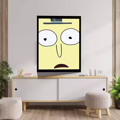 تابلو مدل Rick &amp; Morty کد F-1039